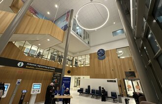 bilde fra sykehuset i hammerfest inngangspartiet