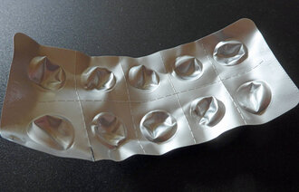 Bilde av tom pillestripe