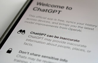 Bildet viser ChatGPT-appen.