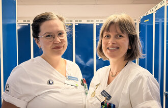 Bildet viser Matilda Nordung Byström og Sarah Richards.