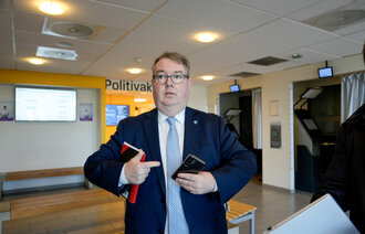 Bildet viser Ordfører Kjartan Berland (H)