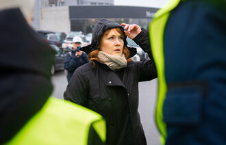 Bildet viser LO-leder Kine Asper Vistnes.