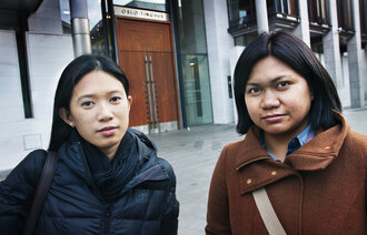 Kelly Flores og Wilmae Libres