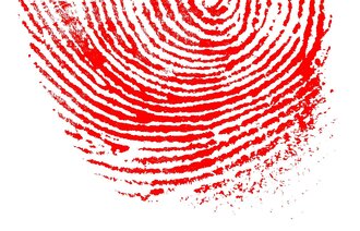 Rødt fingeravtrykk