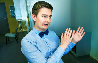 Christian Strømnes, leder i NSF Student