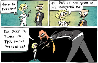 Stripe om lønn til sykepleiere