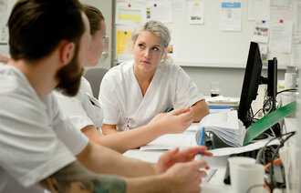 Bildene viser studenter fra Høgskolen i Oslo