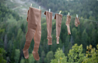 Bildet viser støttestrømper