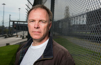 Freddy Støvind utenfor Ila fengsel