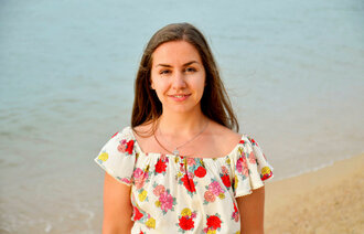 Portrett av sykepleierstudent Andrea Szőcz