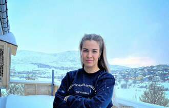 Portrett av Edel Marlen Taraldsen, leder i NSF Student