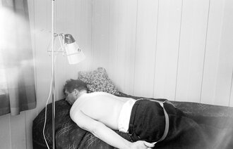 Bilde av pasient i giktbuss