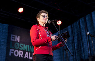 Demonstrasjon i Danmark i forbindelse med årets lønnsoppgjør