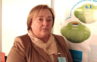 Bildet viser den kroatiske sykepleierlederen Branka Rimac