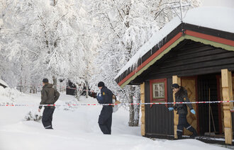 Bilde av hytta på Beitostølen hvor jenta døde