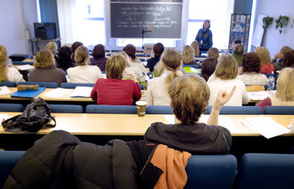 Studenter på forelesning