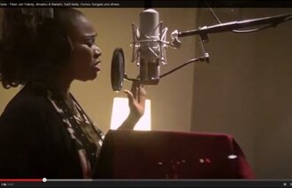 Bildet er fra musikkvideoen til Africa Stop Ebola