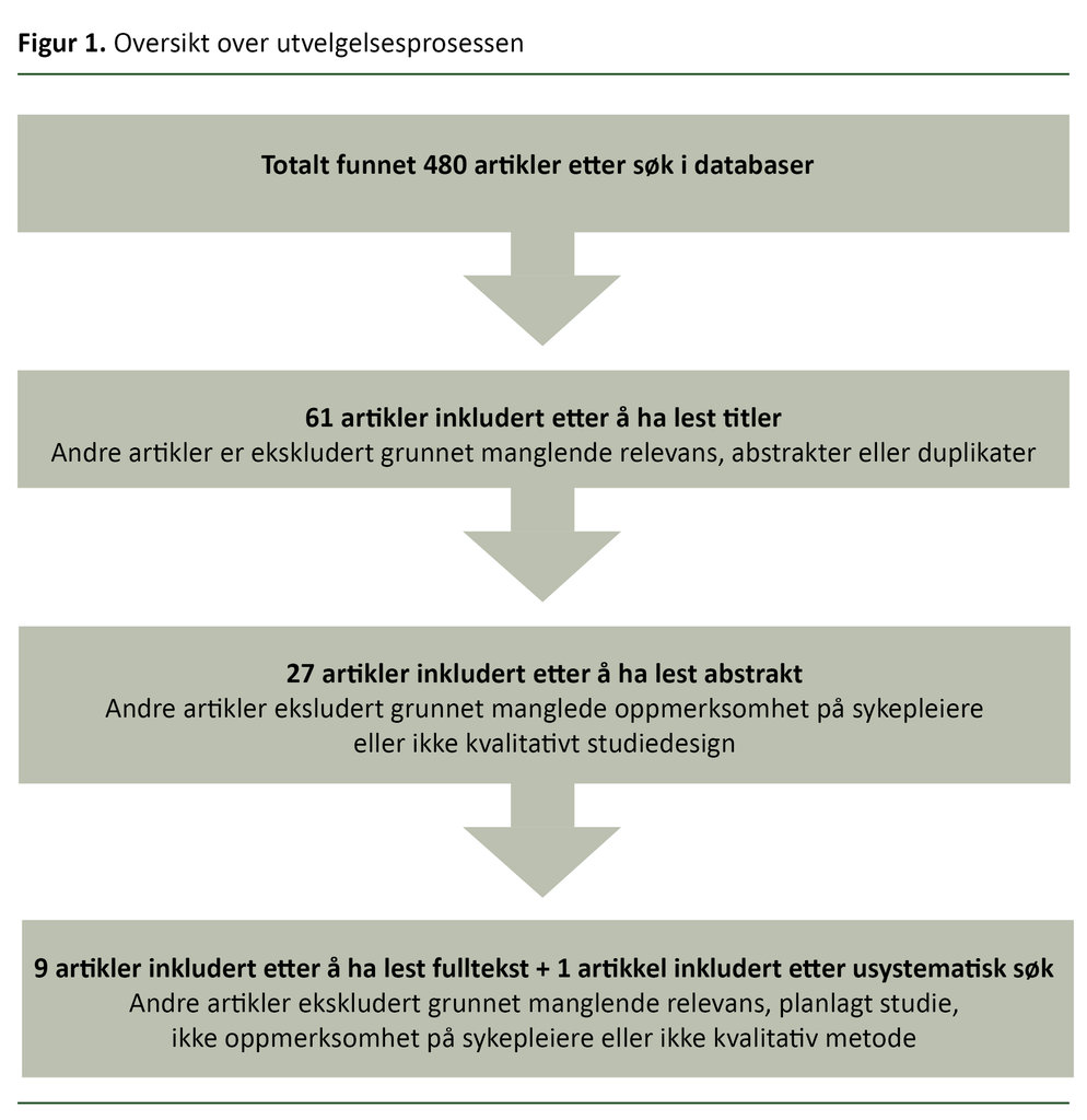 Figur 1. Oversikt over utvelgelsesprosessen