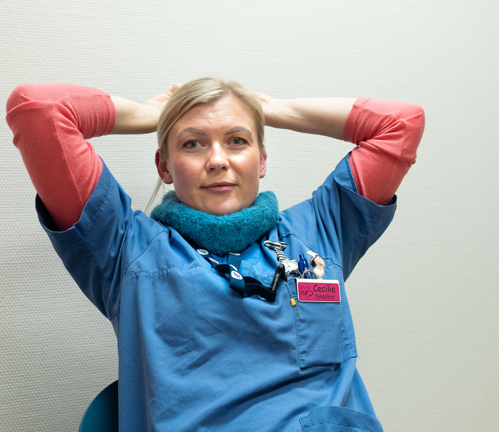 bildet viser Cecilie Søreid