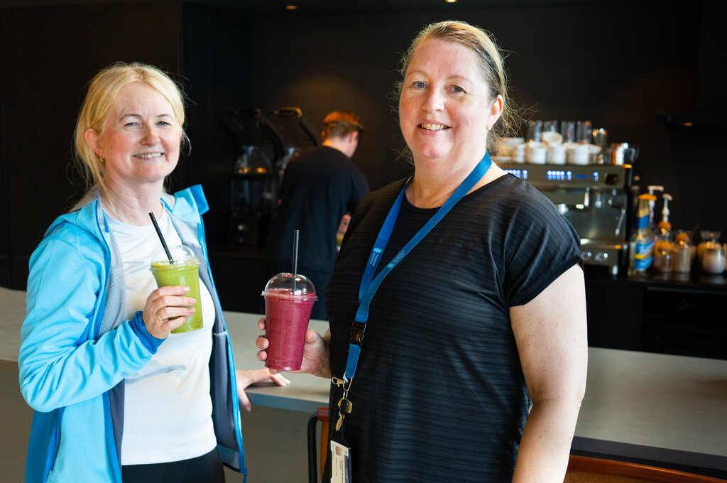 Bildet viser Hanne Katla Øverland (tv) og Inger Lise Munoz