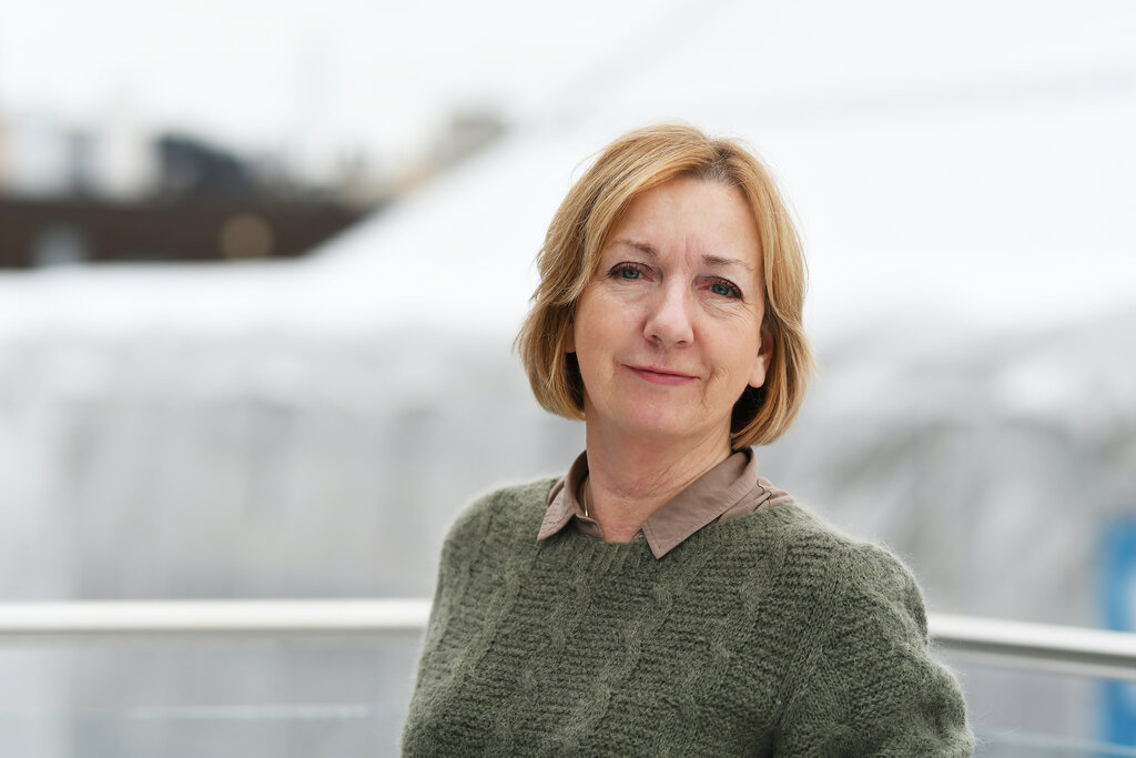 Bildet viser Berit Liland i Sykepleierforbundet.