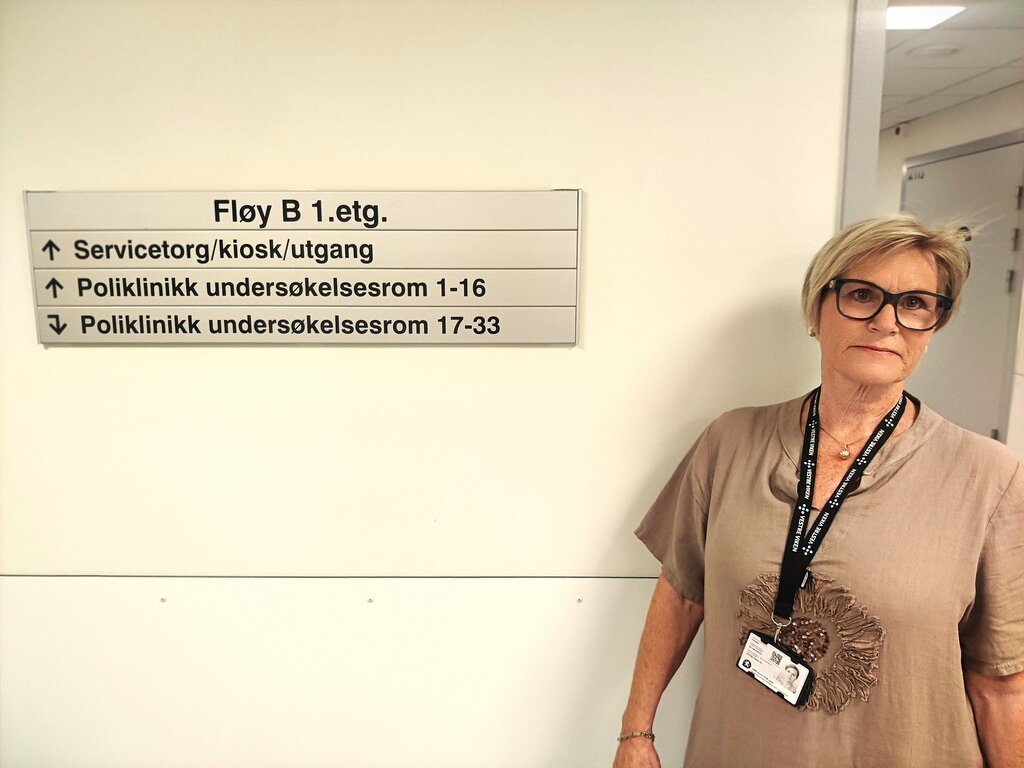 Bildet viser Nina Hauge Kristiansen: Beredskapsleder og fungerende klinikkdirektør. 