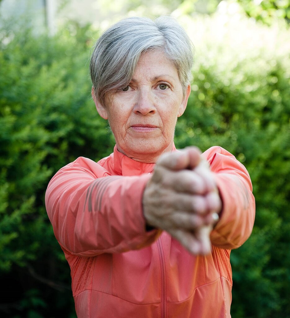 bildet viser Marit Svendsen som trener