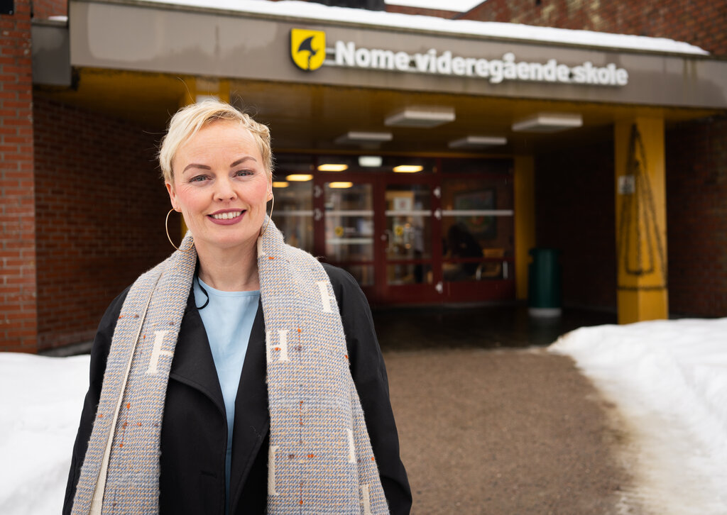 Bildet viser Randi Sandbakk