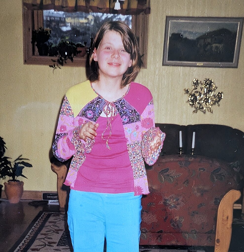 Bildet viser Lena Malnes som barn