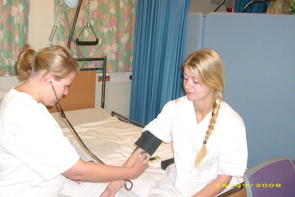 bildet viser Lena Hansen Malnes som student