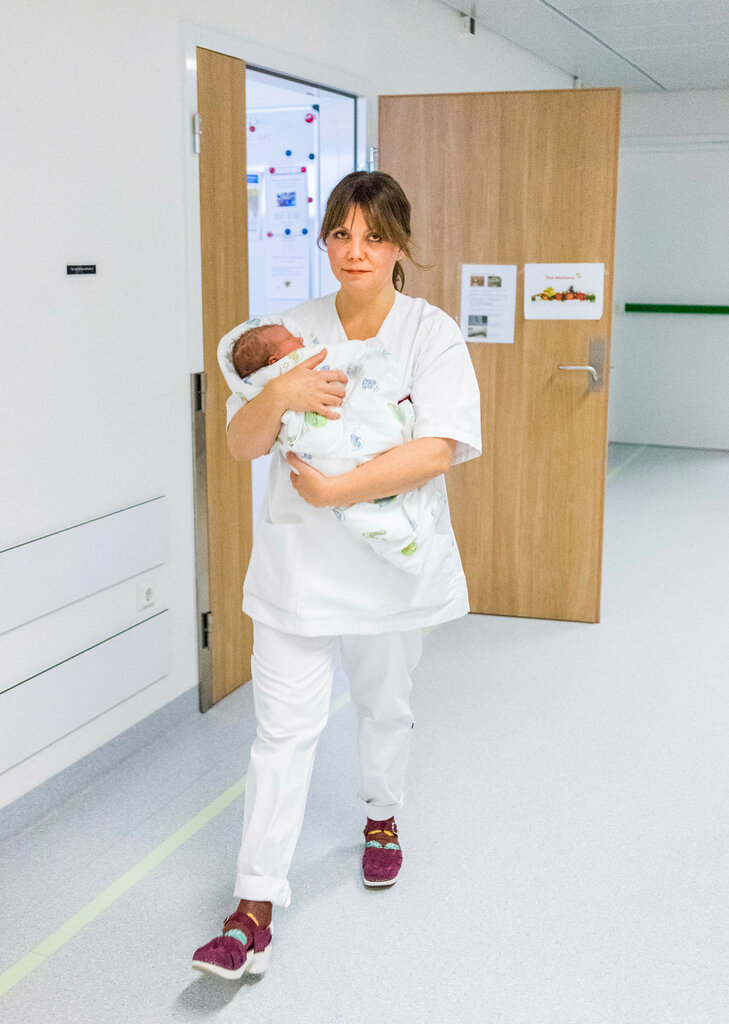 Jordmor Anette Steelman ved Sykehuset Østfold, Kalnes