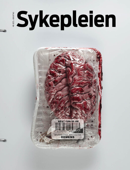 Bildet viser forsiden til temablad om demens