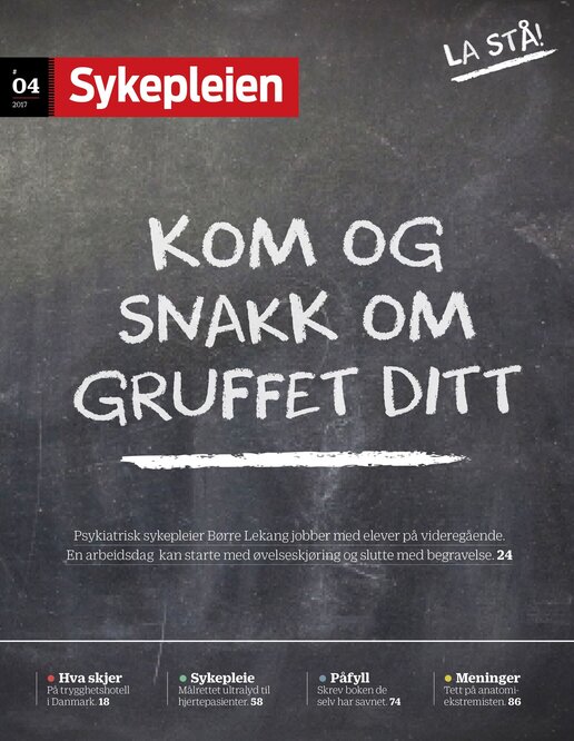 Forside Sykepleien nr 3 /2017