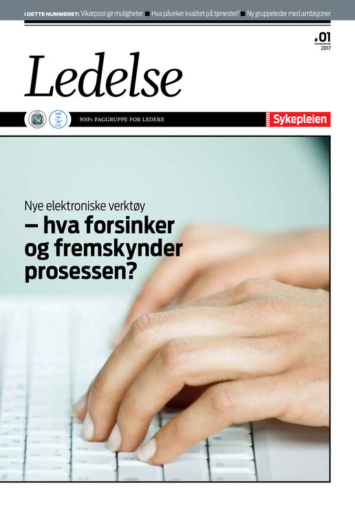Bilde av forsiden: Fingre på tastaturet