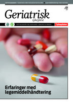 Forside Geriatrisk sykepleie nr. 1-2017