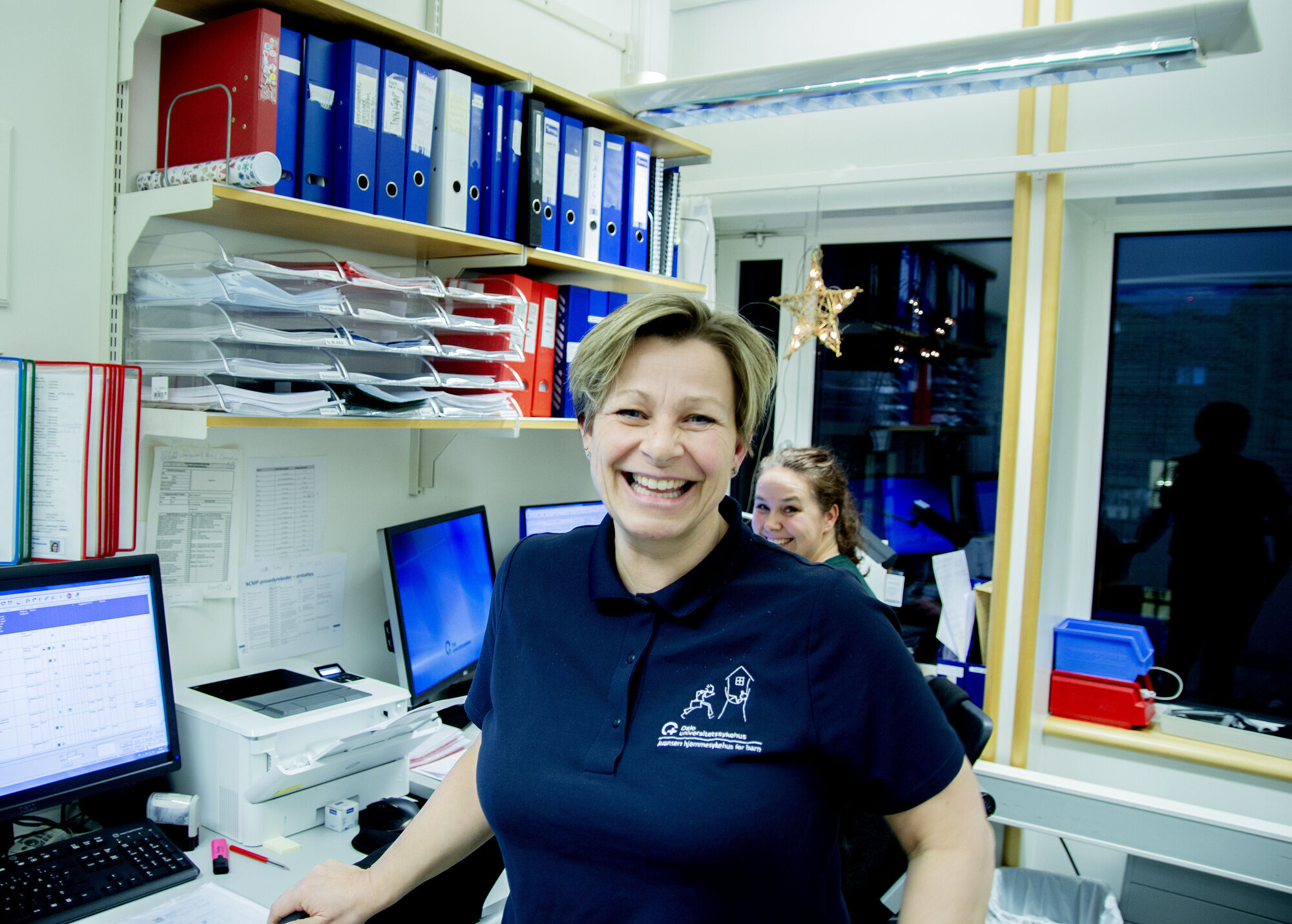 Bildet viser Nina Granum Lycke og Marianne Weiby.