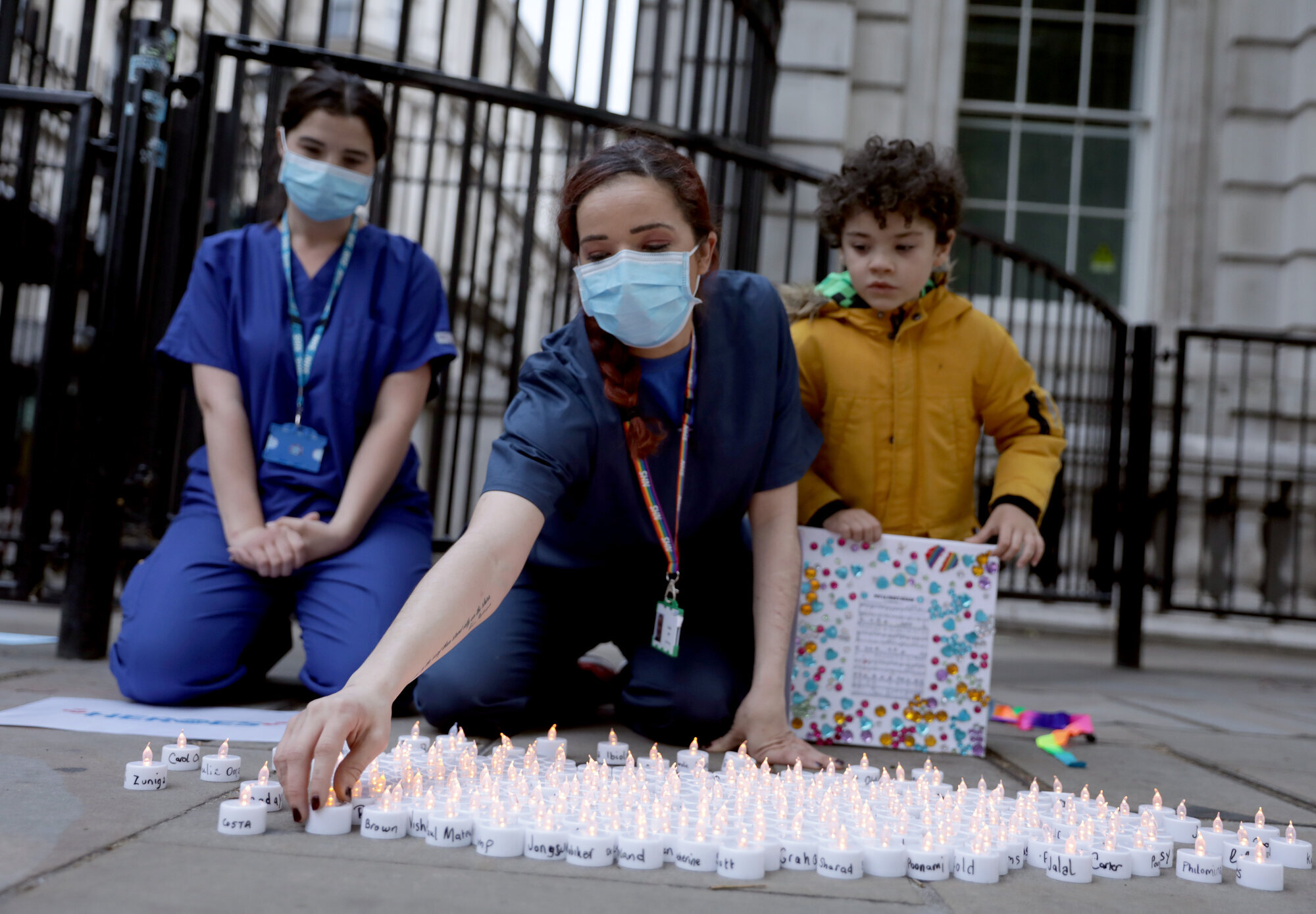 Minnes døde sykepleiere i London