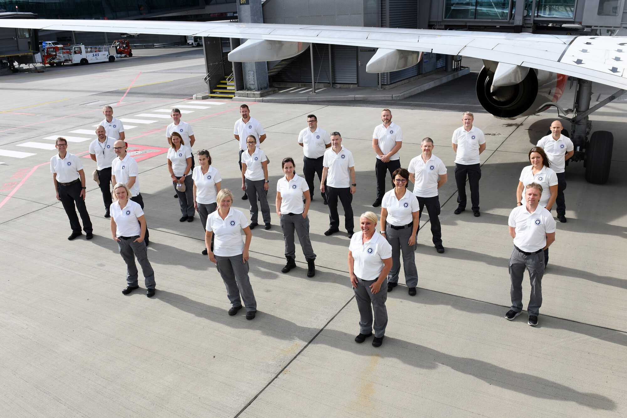 Bildet viser medisinsk innsatsteam.