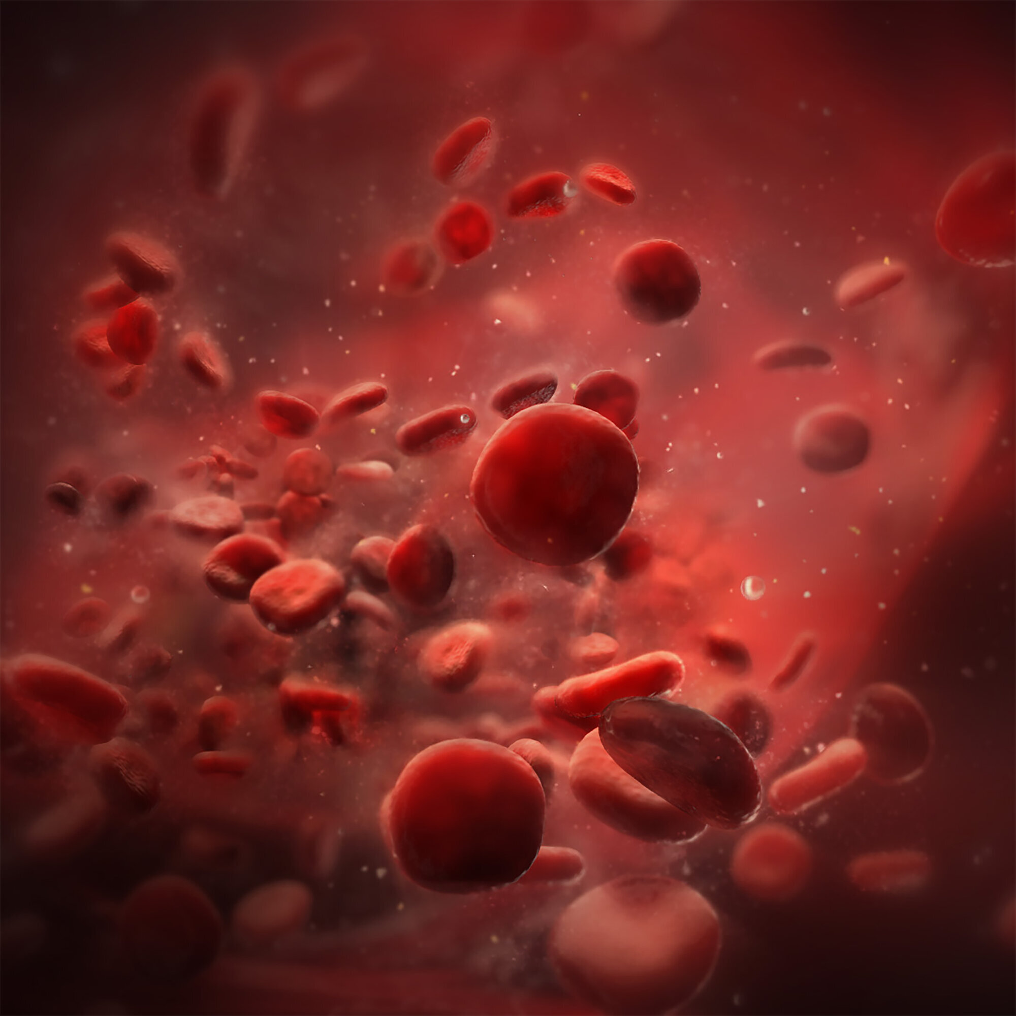 Illustrasjonen viser hemoglobin.