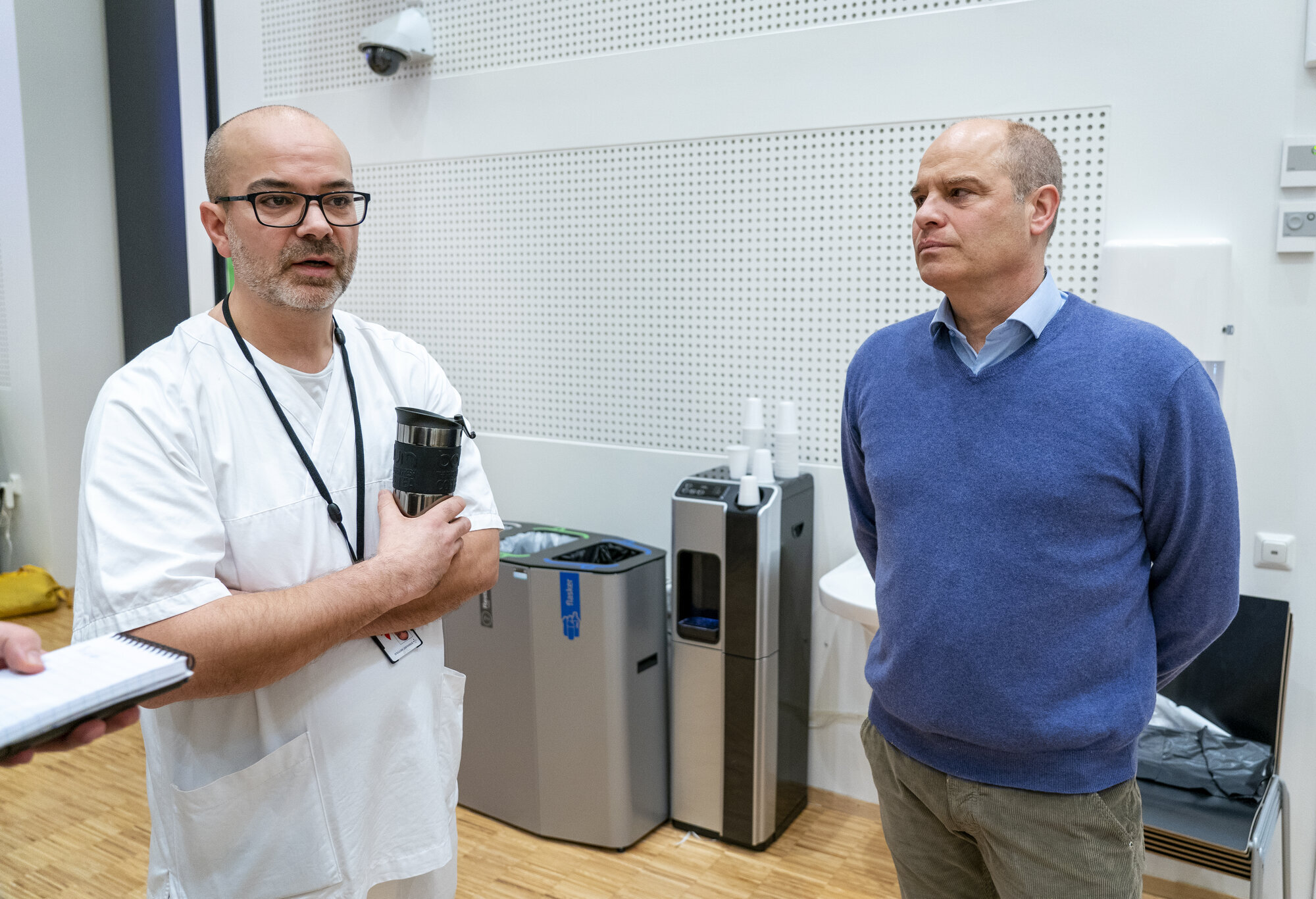 bildet viser Thomas Bäckstrøm og Tore Prestegard