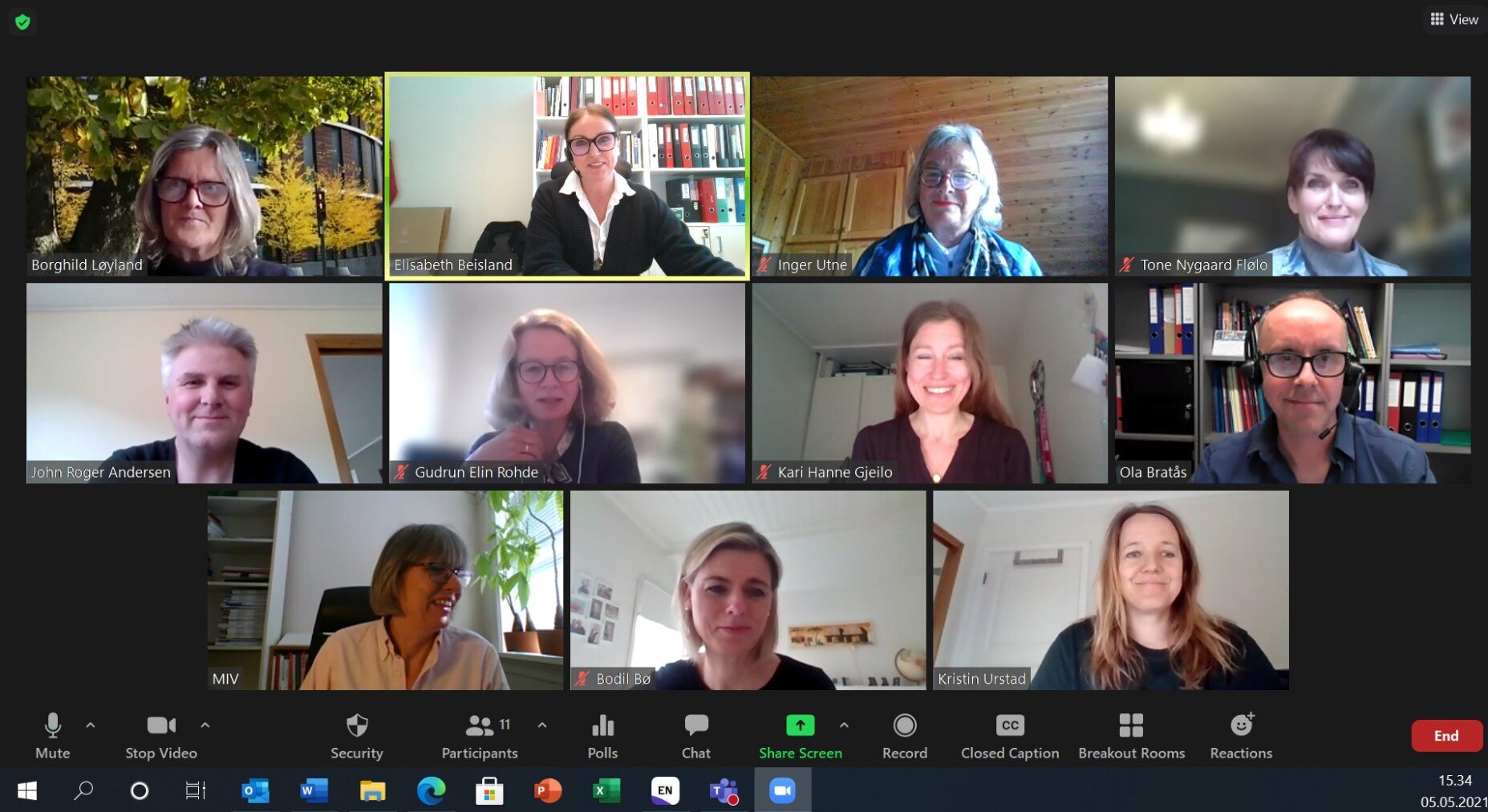 bildet viser noen av forskerne