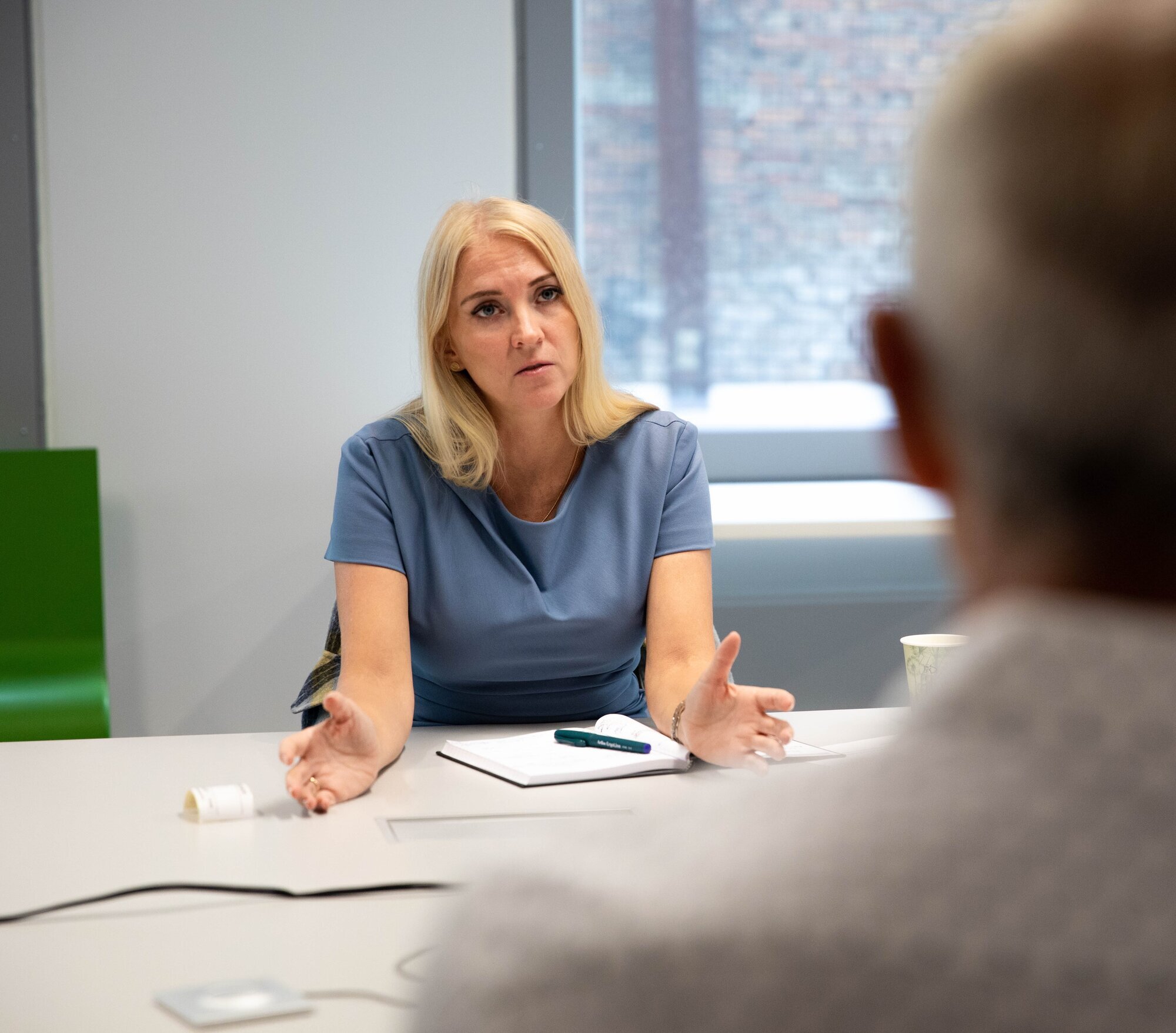 Bildet viser NSF-møte i HOD