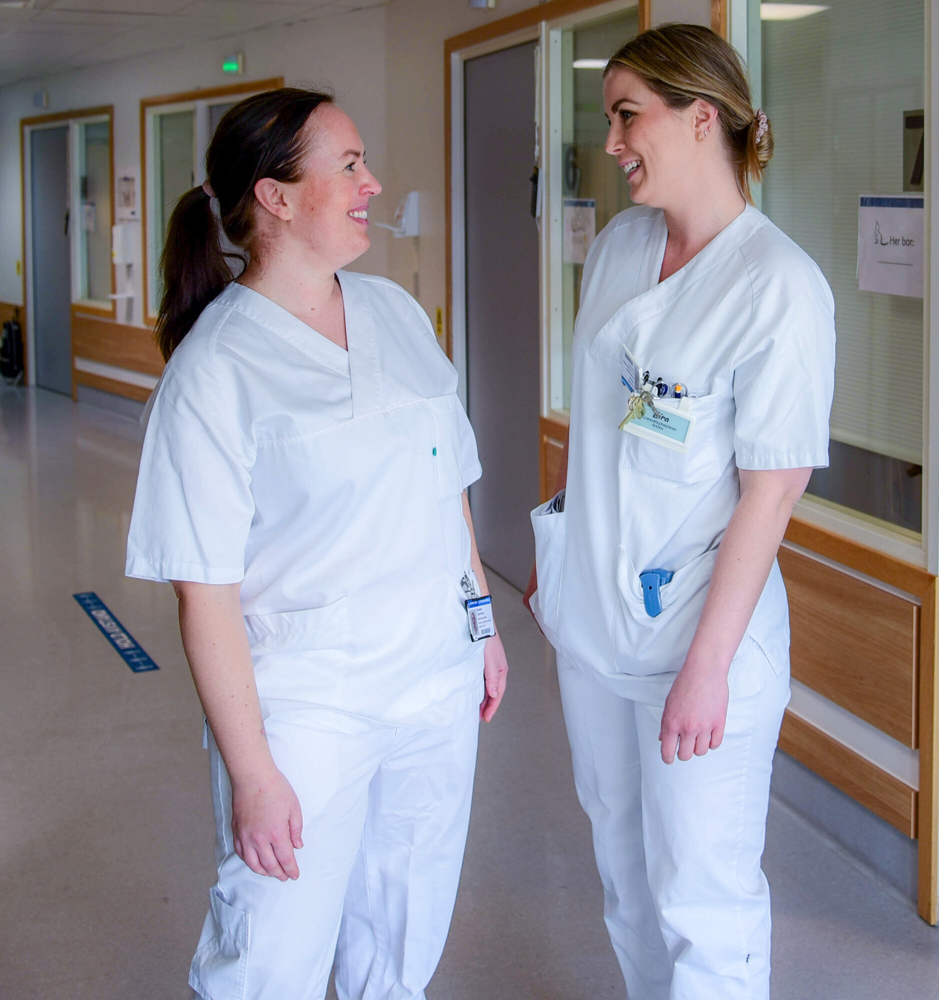 Barnesykepleiere på Drammen sykehus