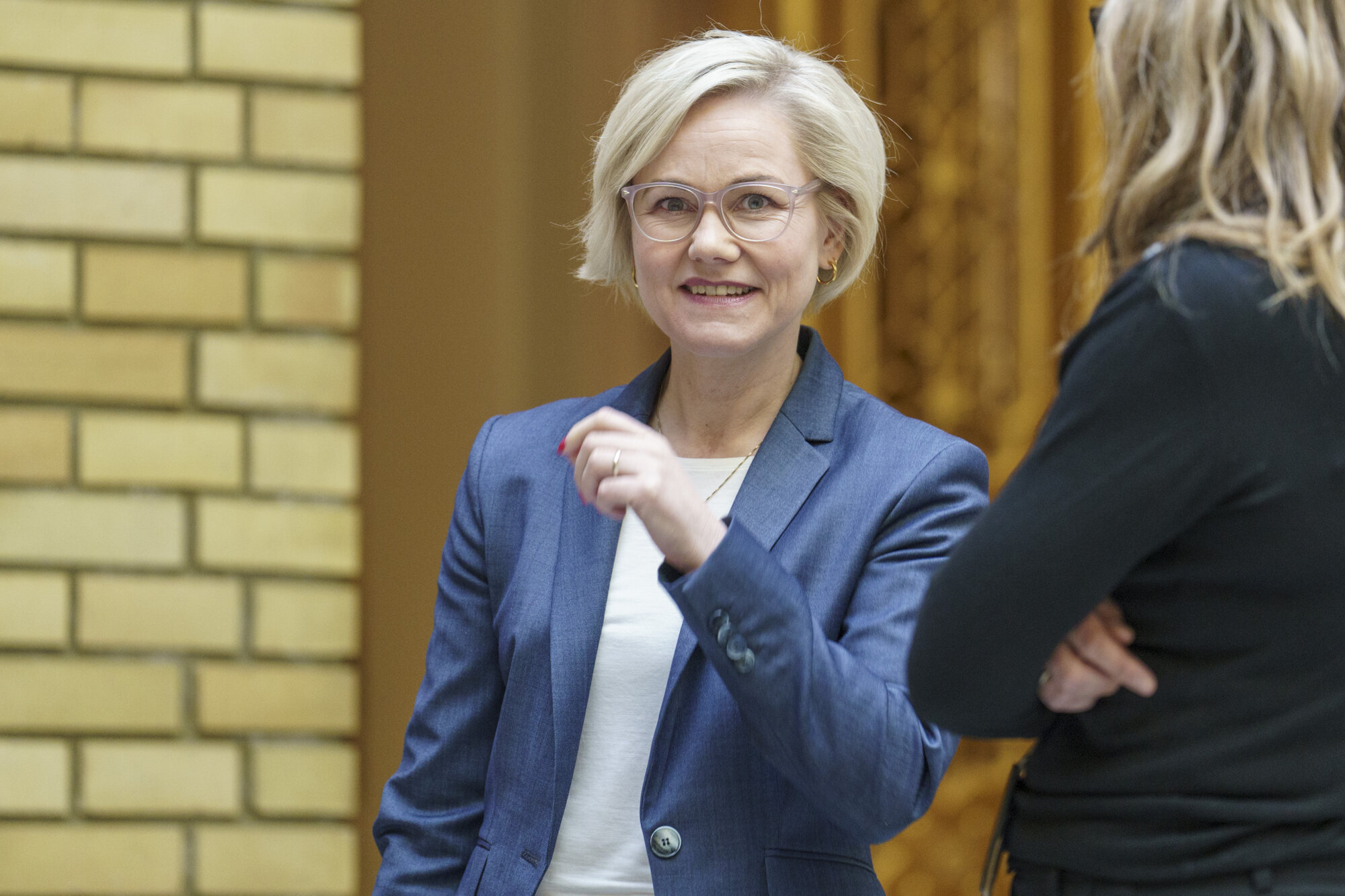 Bildet viser Ingvild Kjerkol på Stortinget.