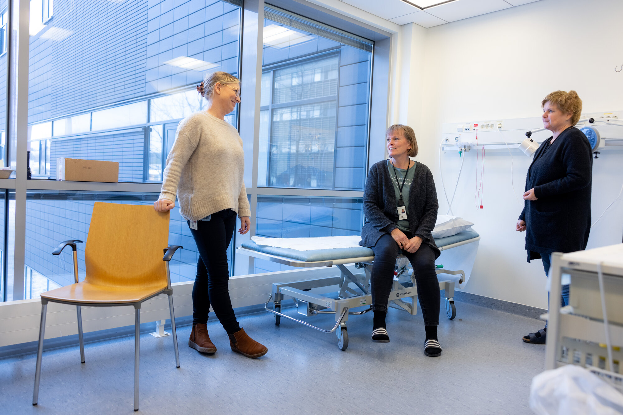 Bildet viser Jessica Andreassen, Ingunn Melkeraaen og Merete Moen Tollefsen.