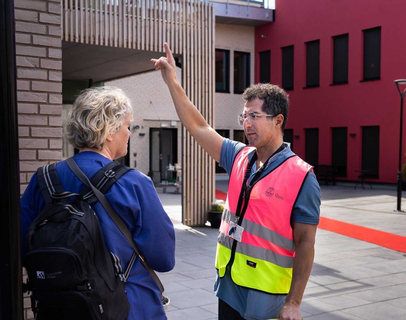 Bildet viser fagsykepleier Reza Moadel Mojdehi