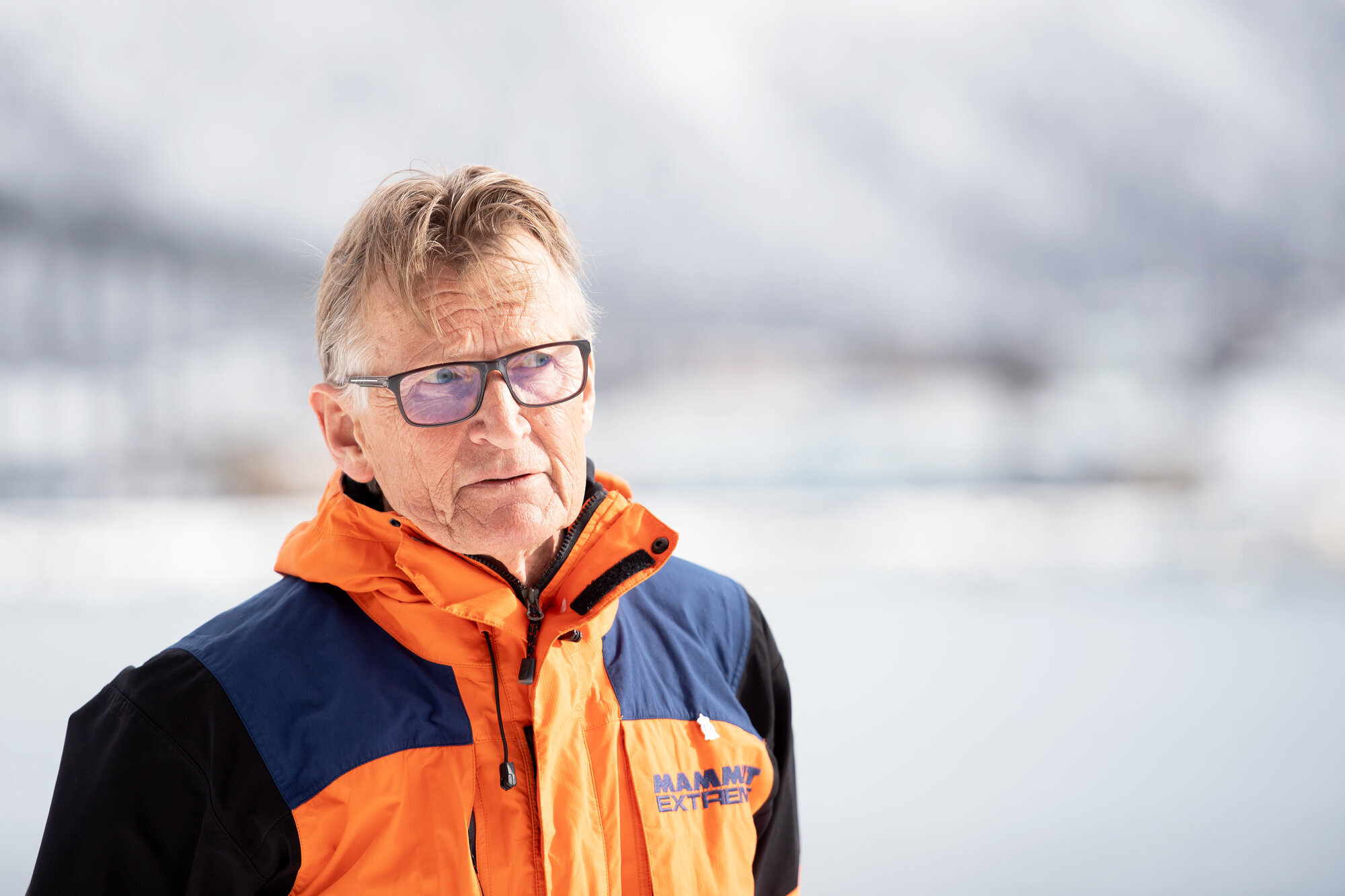 Bildet viser overlege Mads Gilbert ved Universitetssykehuset Nord-Norge