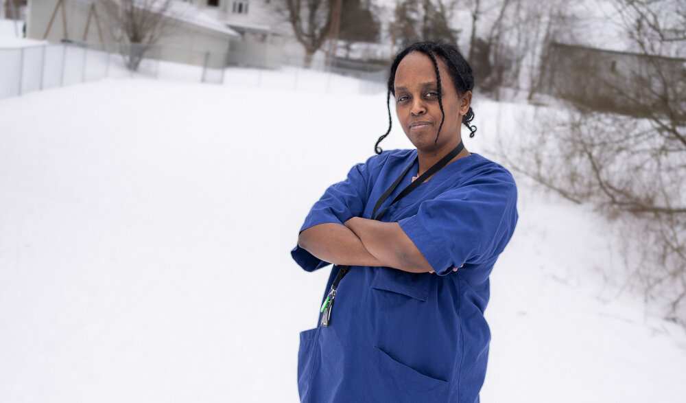 Amina Ibrahim Bildet viser Amina Ibrahim