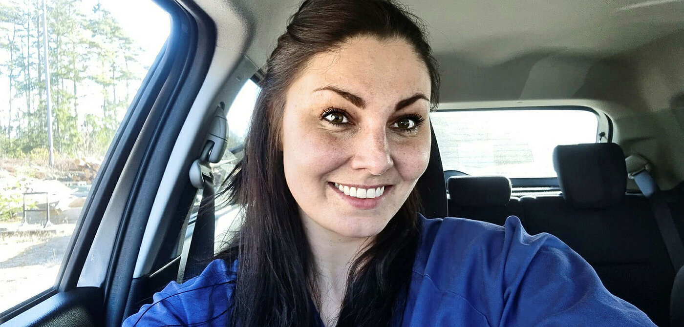 Emma Mathilde Bertelsen, hjemmesykepleier Sarpsborg