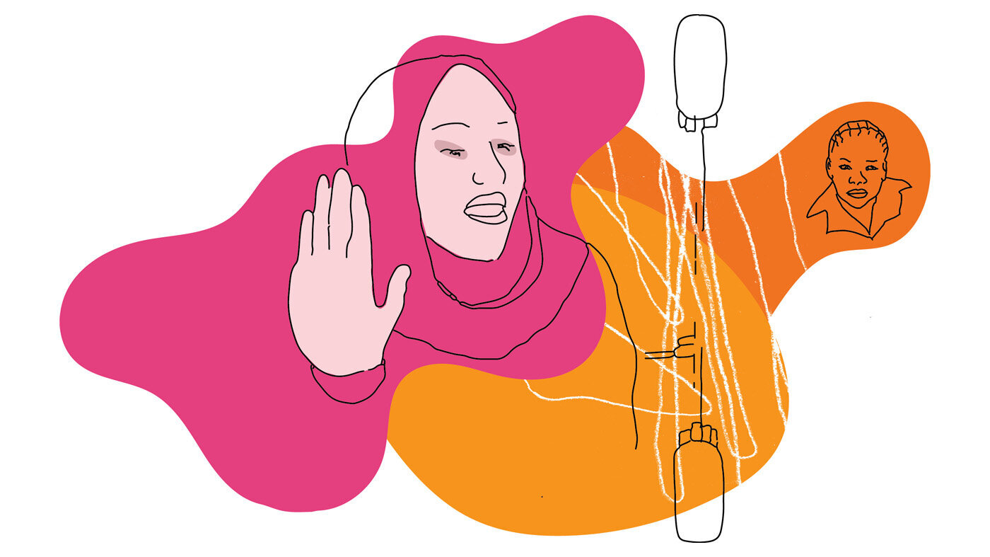 Illustrasjonen viser en afrikansk dame som sitter ved et dialyseapparat